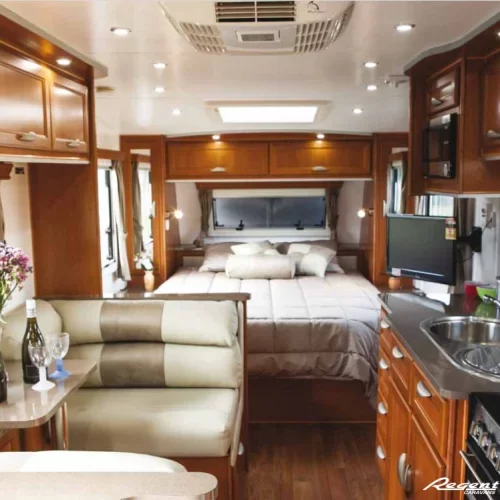 Spacious and Modern Design Regent caravan interior